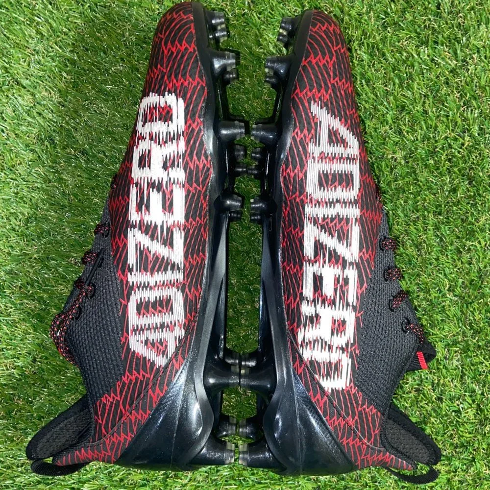 Size 12 Men Adidas Adizero Scorch Louisville PE Football Cleats Black Red GY5648